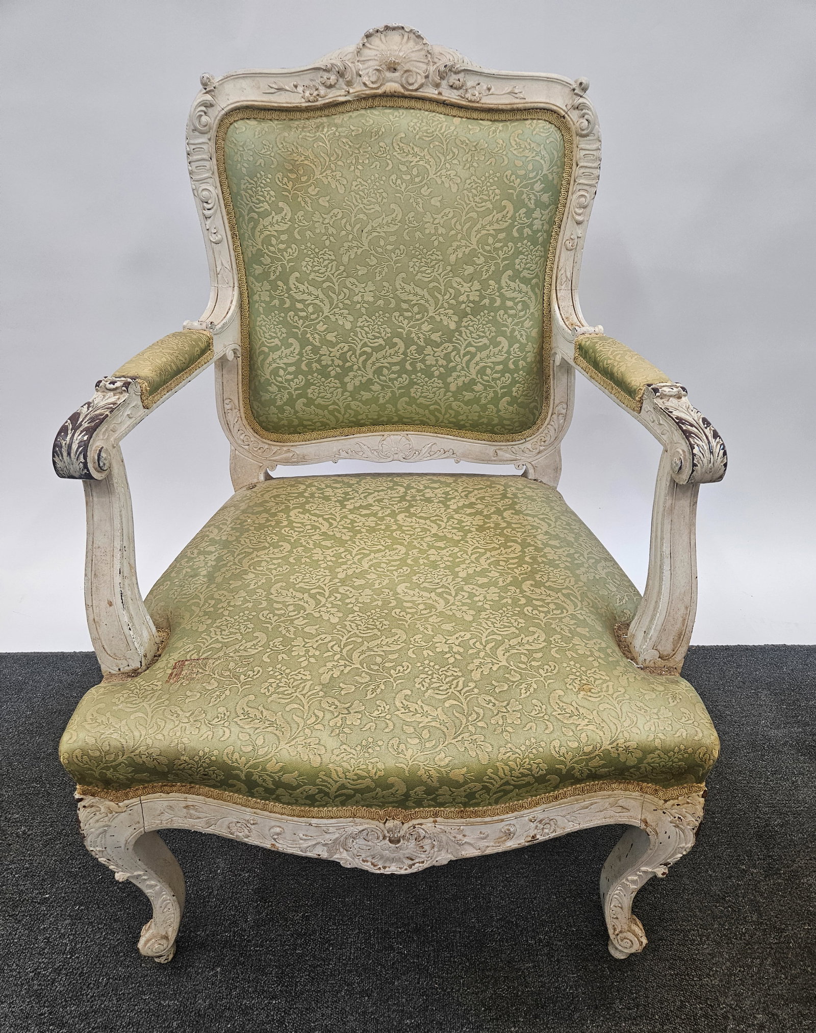 (5) PAINTED PROVINCIAL CHAIRS - 3