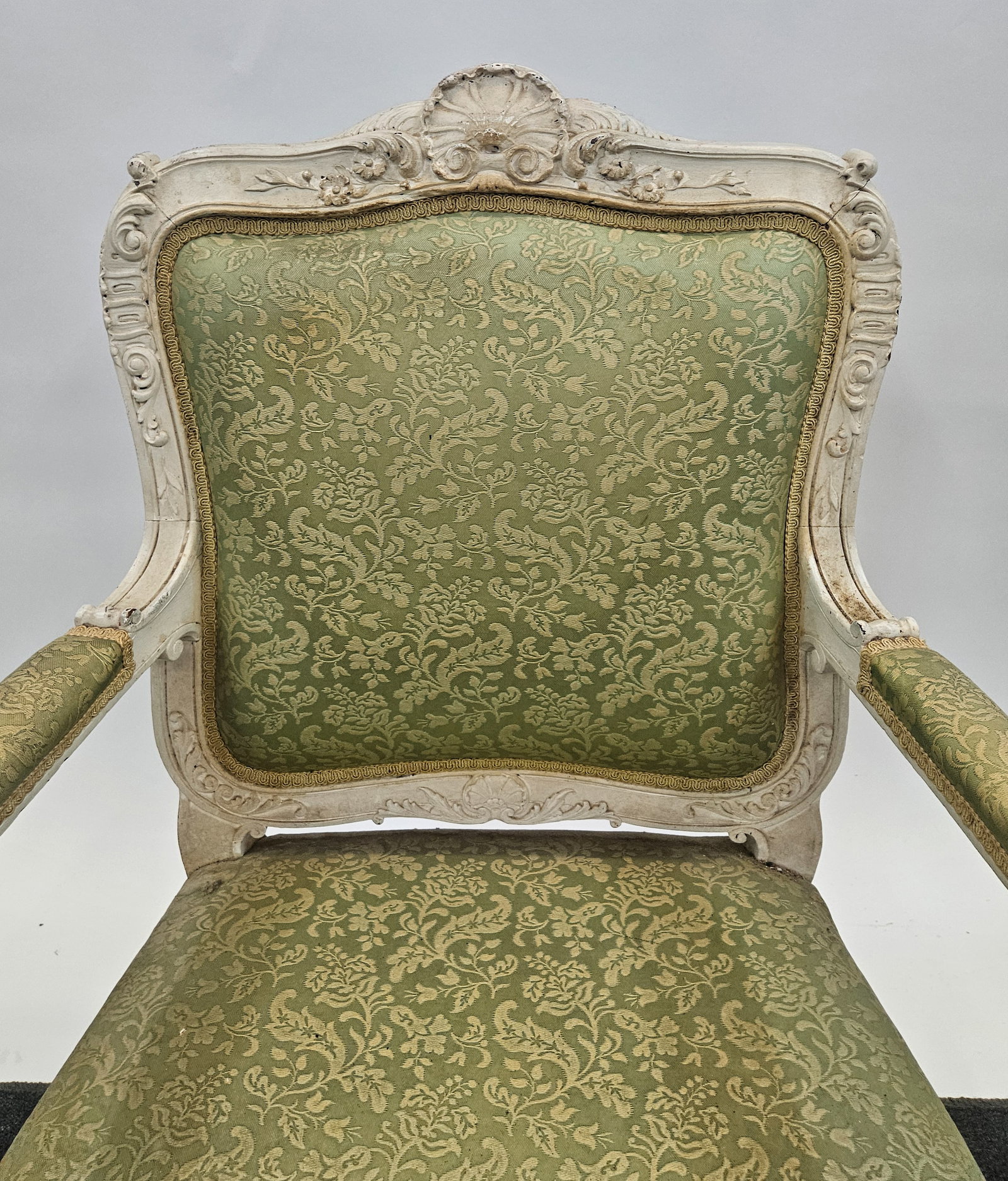 (5) PAINTED PROVINCIAL CHAIRS - 6