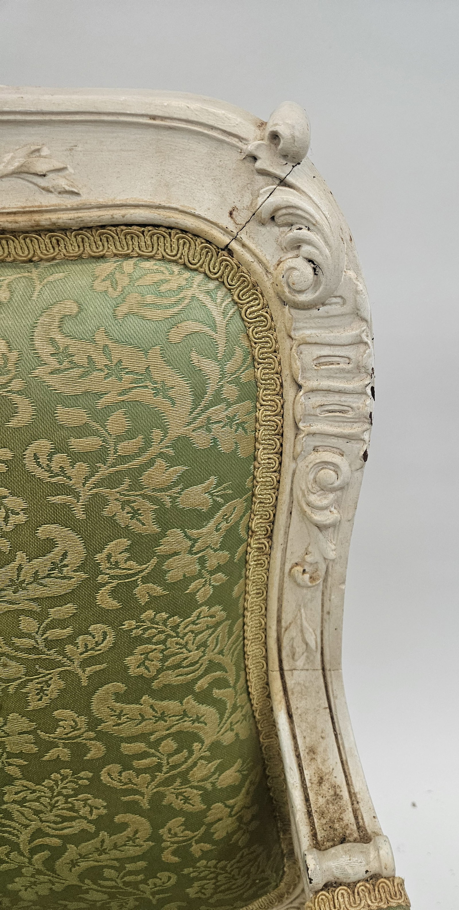 (5) PAINTED PROVINCIAL CHAIRS - 8