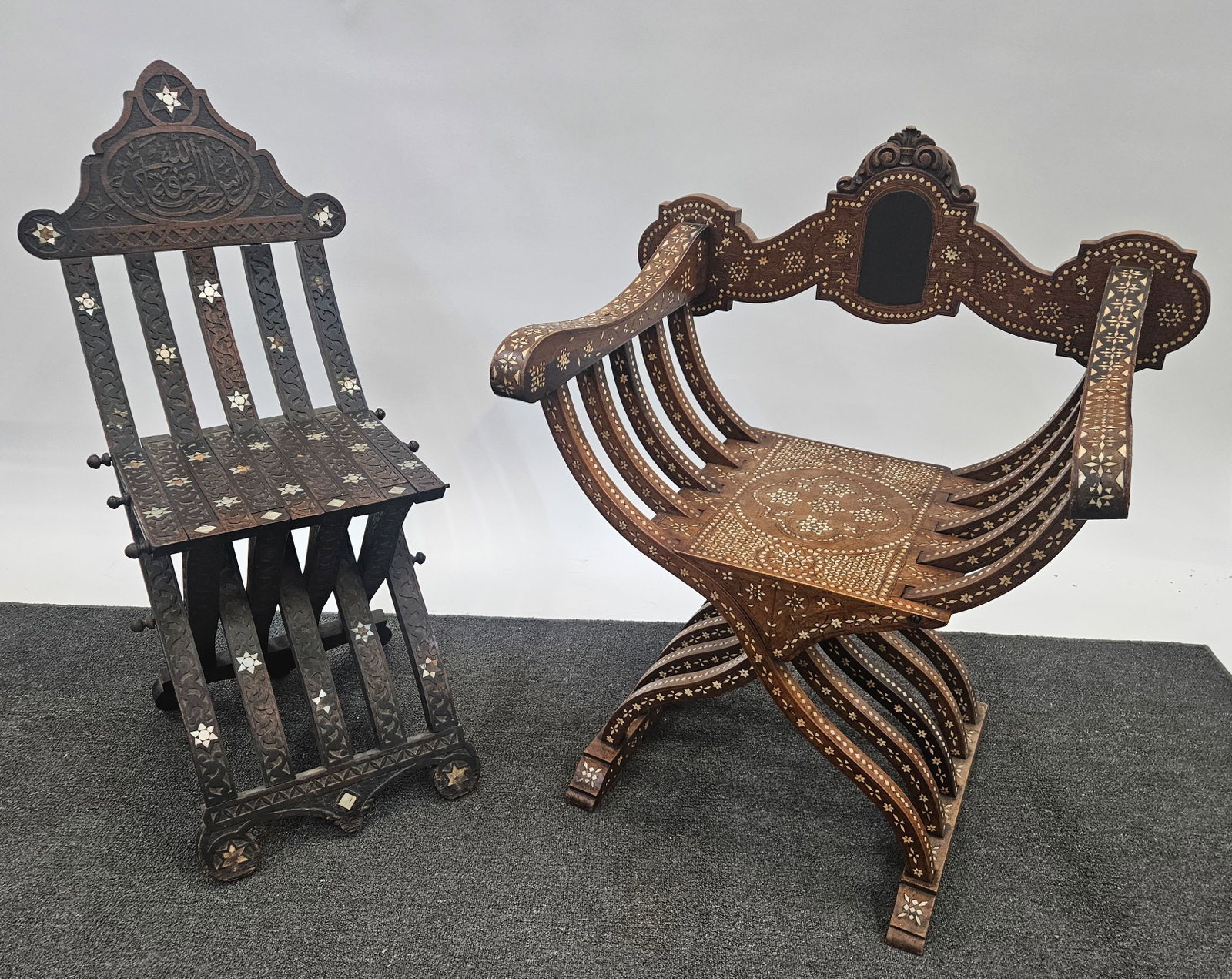 (2) MIDDLE EASTERN CHAIRS (1 of 12)