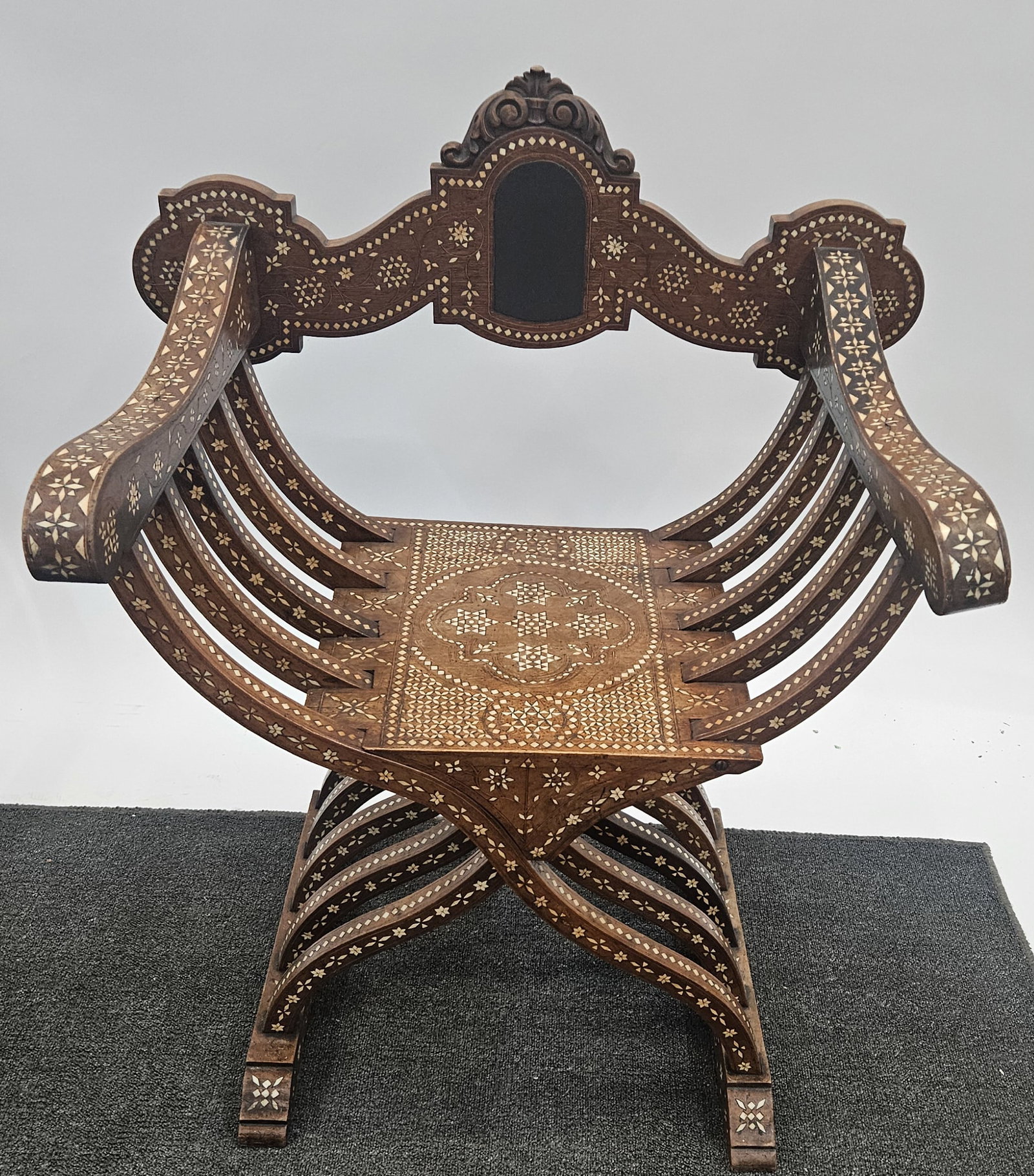 (2) MIDDLE EASTERN CHAIRS - 2