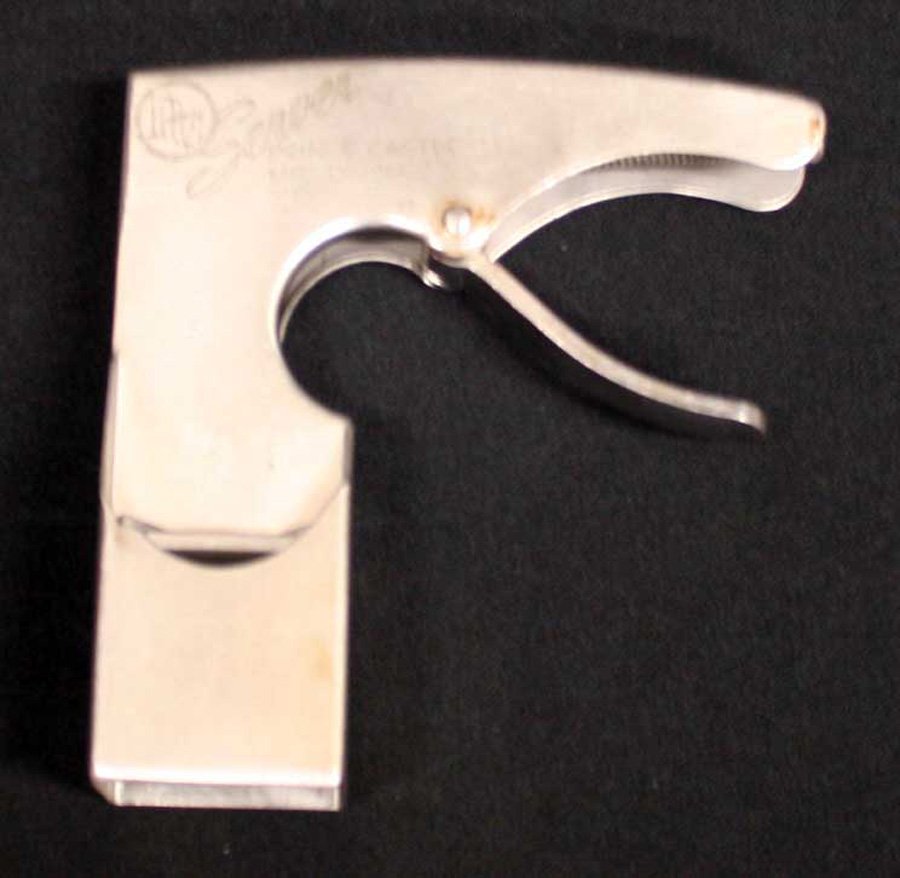 "P. C." ICE CREAM SERVER SQUARE GUN TYPE: Prince Castle Mfg. Div. Inc. #350; original finish; L-6", VG-EX