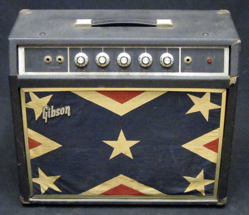 GIBSON G10 TUBE AMP: 120 V - 20W, untested; L-19", G-VG