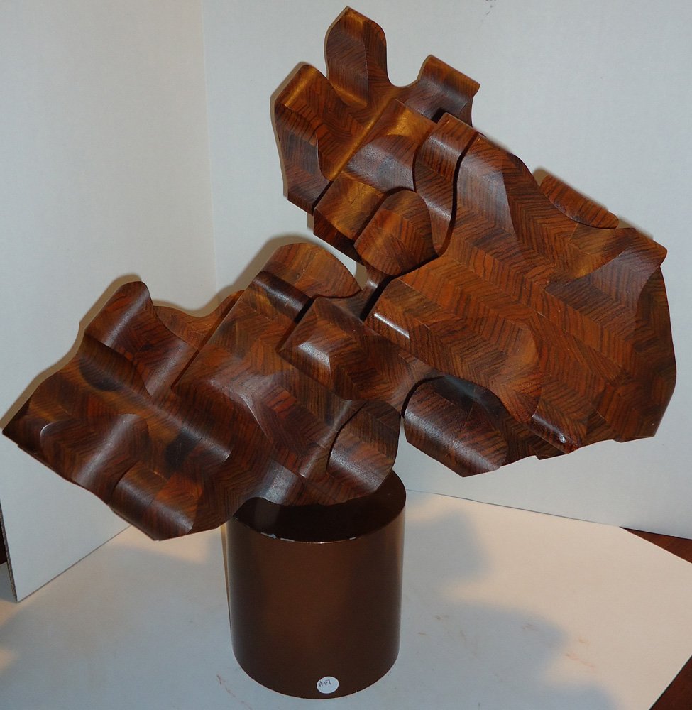 Wood Table Sculpture (1 of 3)