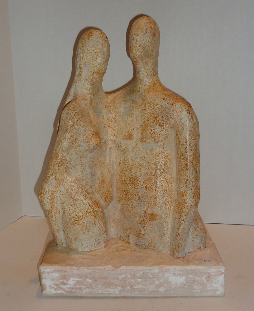 Ceramic Couples Sculpture (1 of 1)