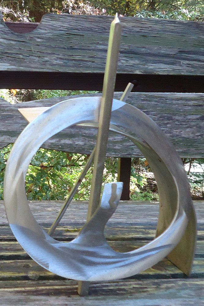 Brushed Metal (Aluminum) Table Sculpture (1 of 1)