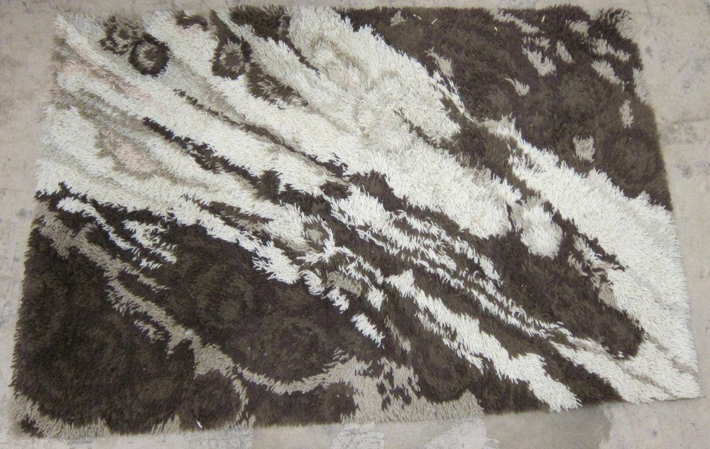 Danish Mid Century Area Rug: tagged: Ege Rya "Ragtime 10"; 4' x6'