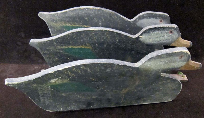 COUDEN & CO. BLACK DUCK SILHOUETTE DECOYS (1 of 1)