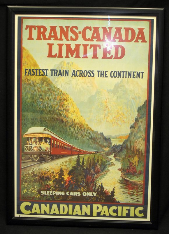 (2) CANADIAN PACIFIC RAILROAD POSTERS (1 of 2)