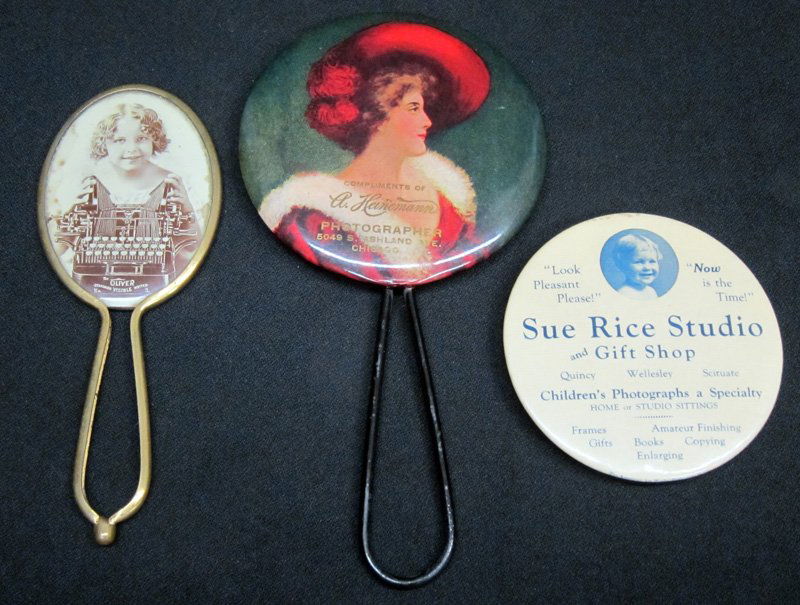 ADVERTISING PHOTOGRAPHY & TYPEWRITER MIRRORS (3) (1 of 1)