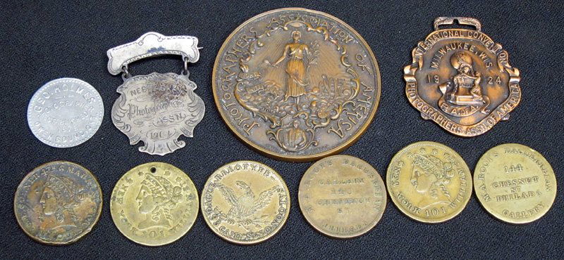 PHOTOGRAPHY TOKENS & MEDALS (10) (1 of 1)