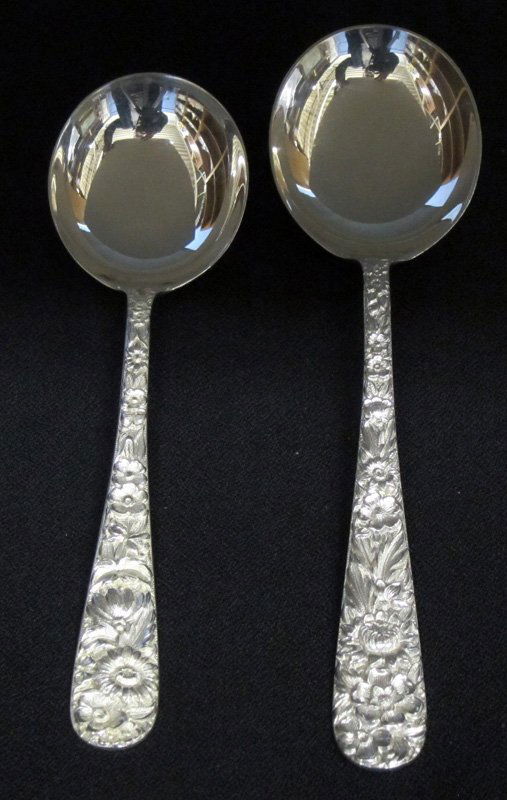 KIRK STERLING REPOUSSE CREAM SOUPS (10) (1 of 1)