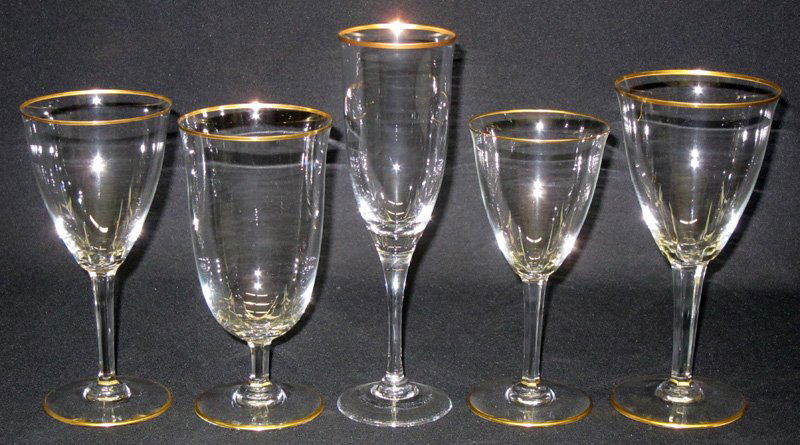 BACCARAT "DIRECTOIRE" CRYSTAL STEMWARE (41+/-) PCS. (1 of 1)