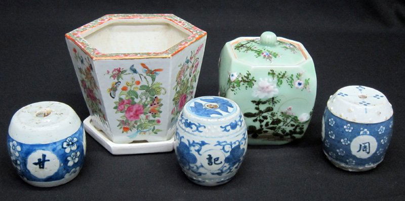ORIENTAL PORCELAIN (5) PCS. (1 of 3)
