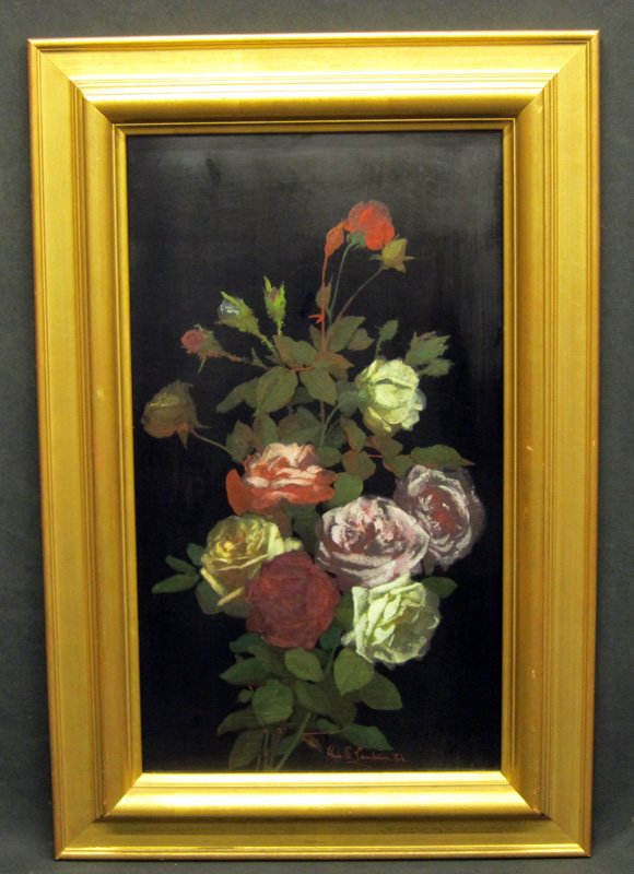 GEORGE C. LAMBDIN STILL LIFE OF ROSES (1 of 1)