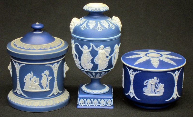 WEDGWOOD JASPERWARE (3) PCS. (1 of 1)