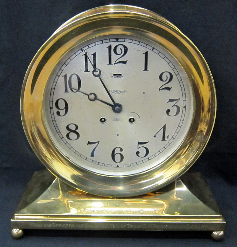 CHELSEA SHIP'S CLOCK (1 of 2)