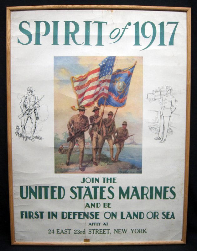 WWI MARINES POSTER (1 of 1)