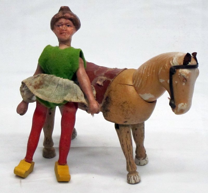 SCHOENHUT ACROBAT & HORSE (2) (1 of 1)