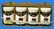 30: Black Americana JAPAN 4 PC. CHEF SPICE SET