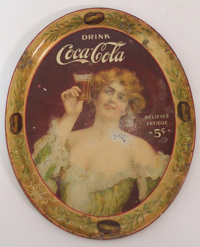 COCA-COLA SERVING TRAY 1907 (1 of 1)