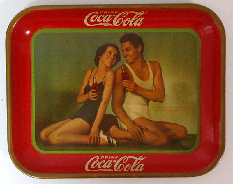 COCA-COLA SERVING TRAY 1934 (1 of 1)