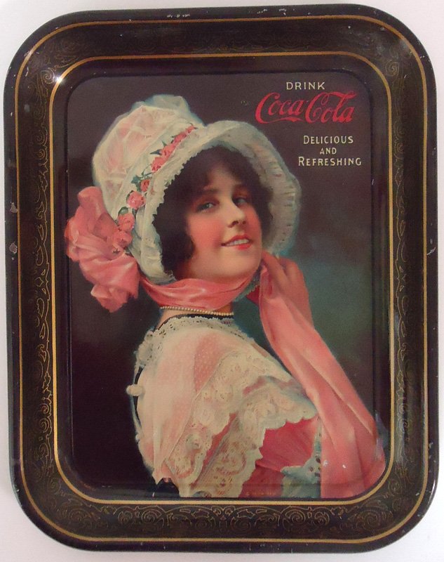 COCA-COLA SERVING TRAY 1914 (1 of 1)