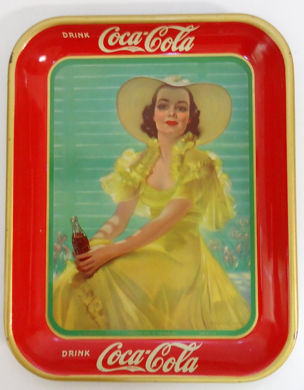 COCA-COLA SERVING TRAY 1938 (1 of 1)