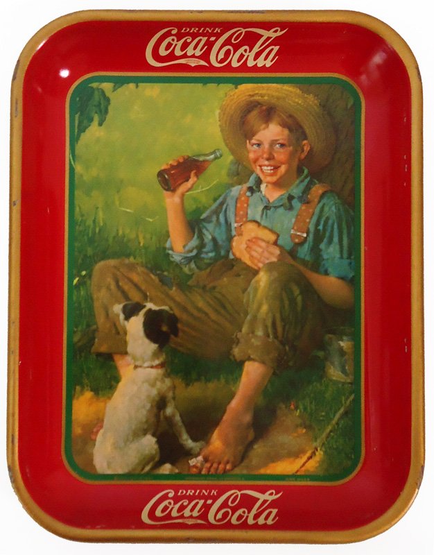 COCA-COLA SERVING TRAY 1931 (1 of 1)