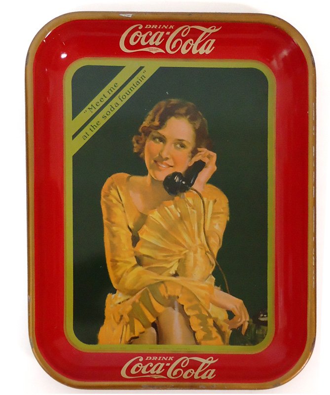 COCA-COLA SERVING TRAY 1930 (1 of 1)