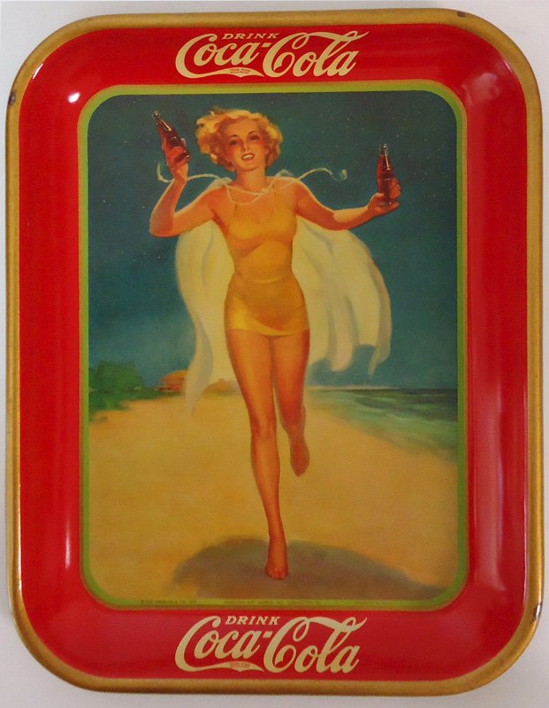 COCA-COLA SERVING TRAY 1937 (1 of 1)