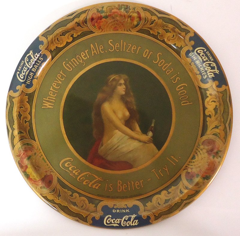 EARLY COCA-COLA TRAY 1908 (1 of 1)