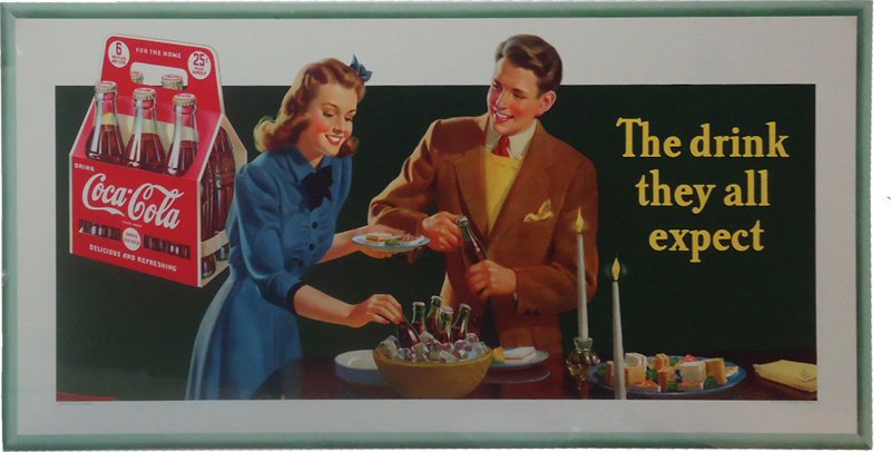COCA-COLA CARDBOARD 1942 (1 of 2)