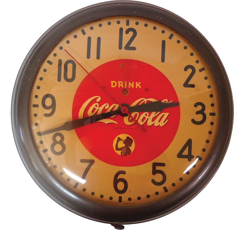 COCA-COLA CLOCK 1939 (1 of 1)