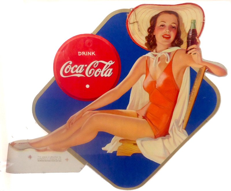 COCA-COLA DIE-CUT 1940 (1 of 1)