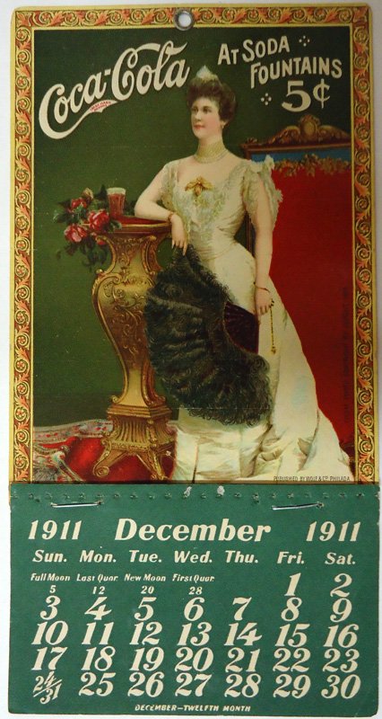 COCA-COLA CALENDAR 1911 (1 of 2)