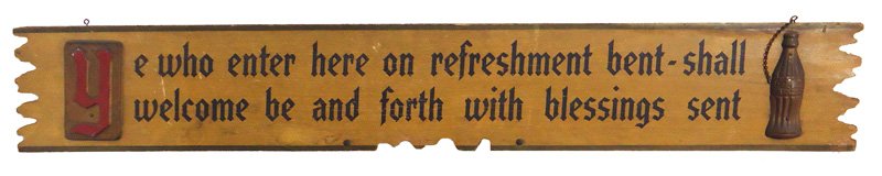 COCA-COLA KAY DISPLAY - PARTIAL - 1940'S (1 of 1)