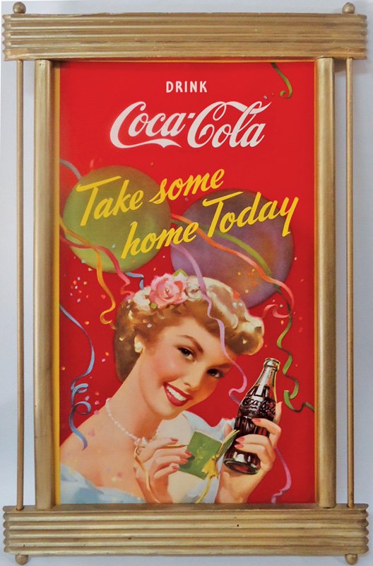 COCA-COLA CARDBOARD 1951 (1 of 2)