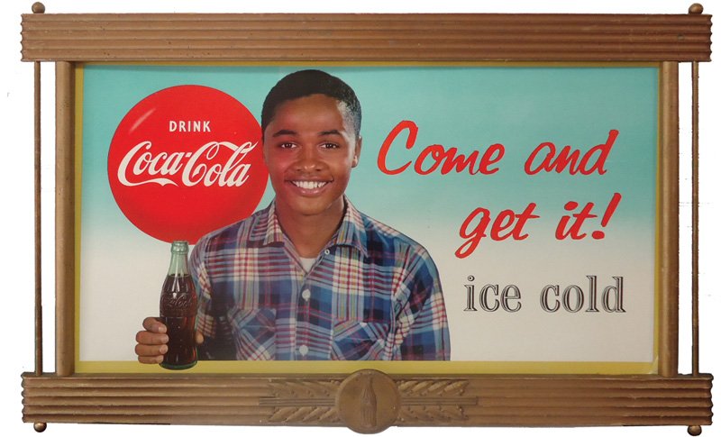 COCA-COLA CARDBOARD CIRCA 1956 (1 of 1)