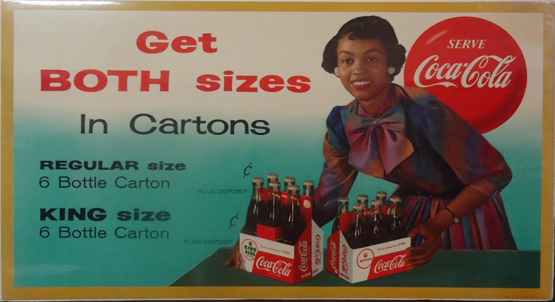 コカ・コーラ - 1955 &amp; 1956 Coca-Cola framed poster ad Vintage Coca Cola Coke Ad July 1956 National Geographic | eBay