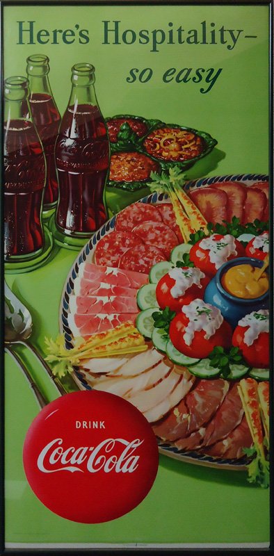 COCA-COLA CARDBOARD 1950 (1 of 1)