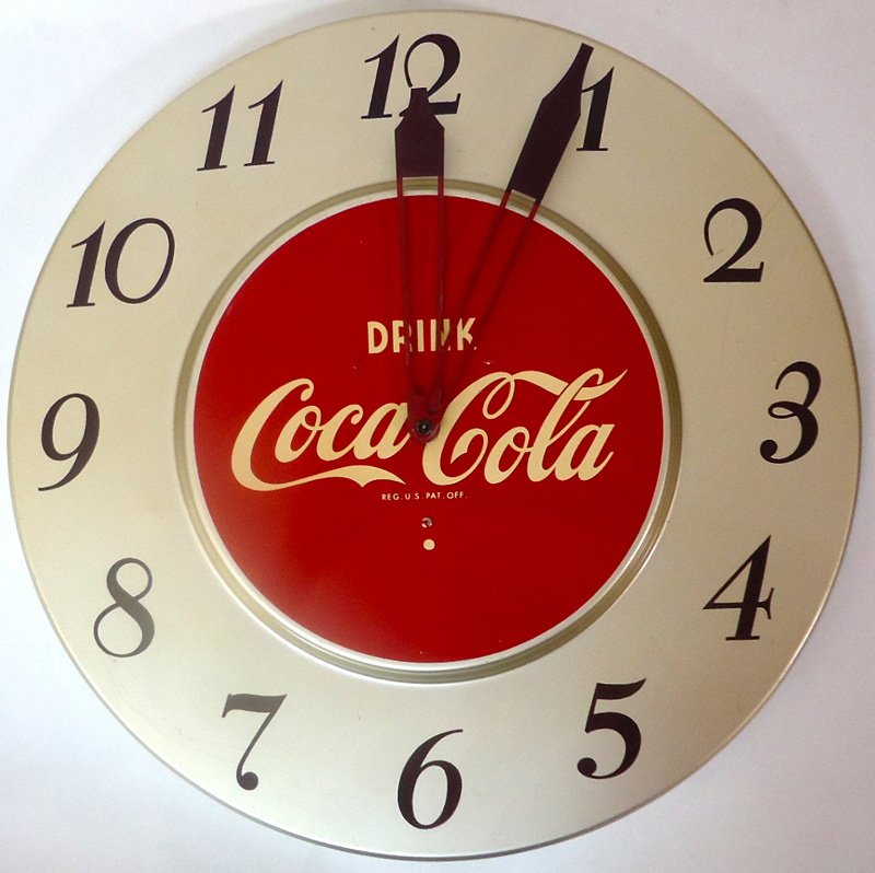 COCA-COLA CLOCK 1951 (1 of 1)