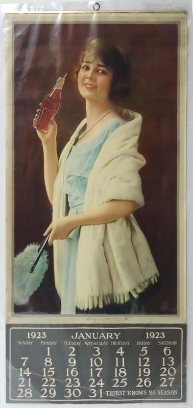 COCA-COLA CALENDAR 1923 (1 of 1)