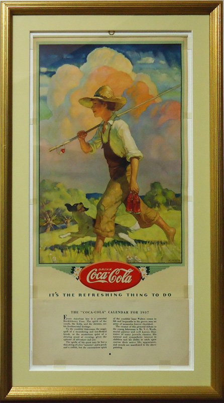 COCA-COLA CALENDAR 1937 (1 of 1)