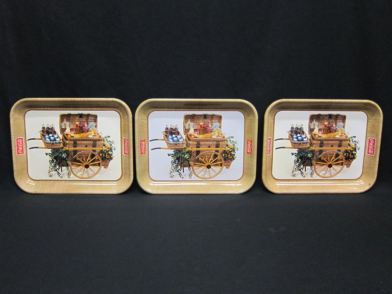 COCA-COLA SERVING TRAYS (3) (1 of 1)
