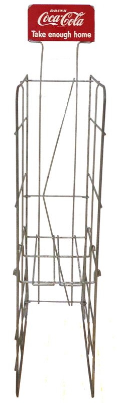 COCA-COLA SIX PACK RACK 1950'S (1 of 1)