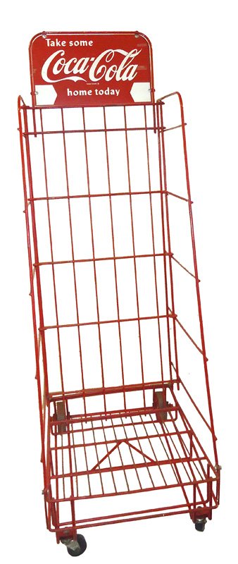 COCA-COLA CARTON RACK 1950'S (1 of 1)