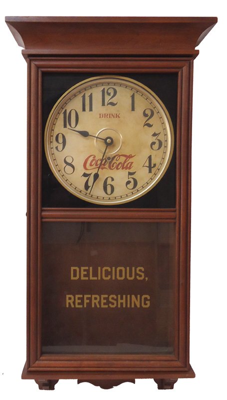 COCA-COLA REPRODUCTION CLOCK (1 of 1)
