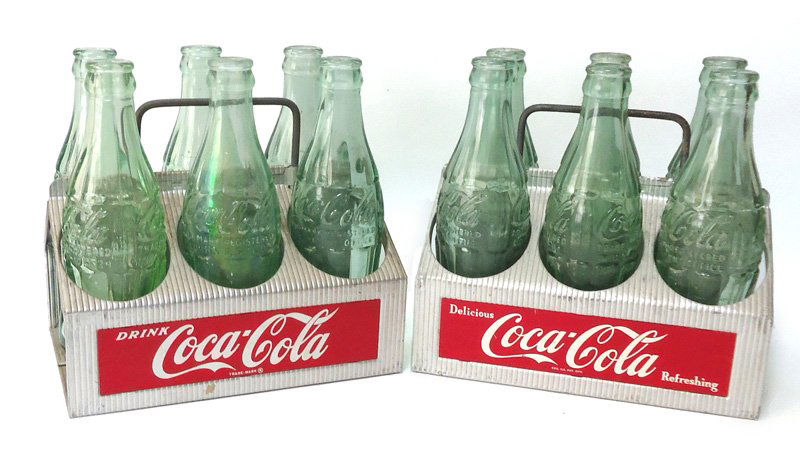 COCA-COLA BOTTLE CARRIERS (2) 1950'S (1 of 1)