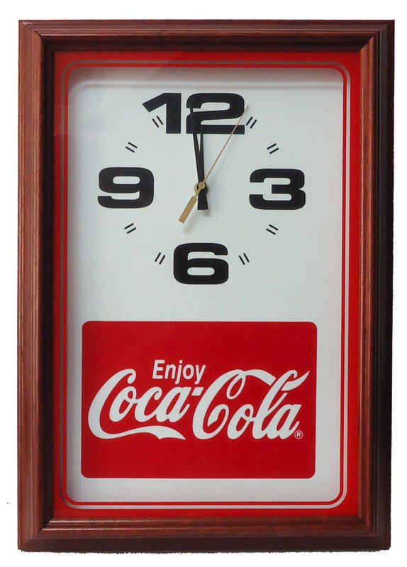 COCA-COLA CLOCKS (2) 1990'S (1 of 1)